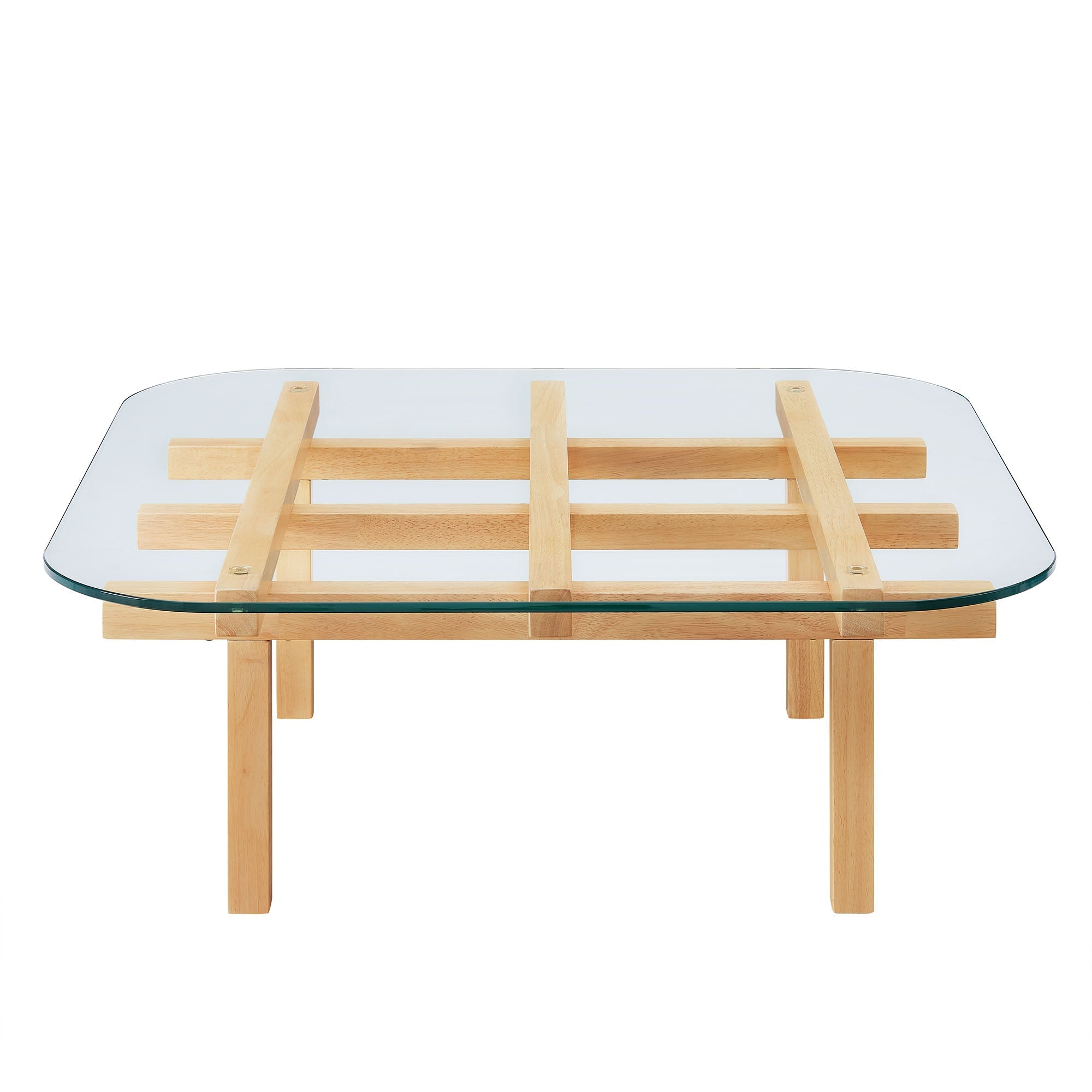 Isby 35 Inch Tempered Glass Coffee Table by Modway