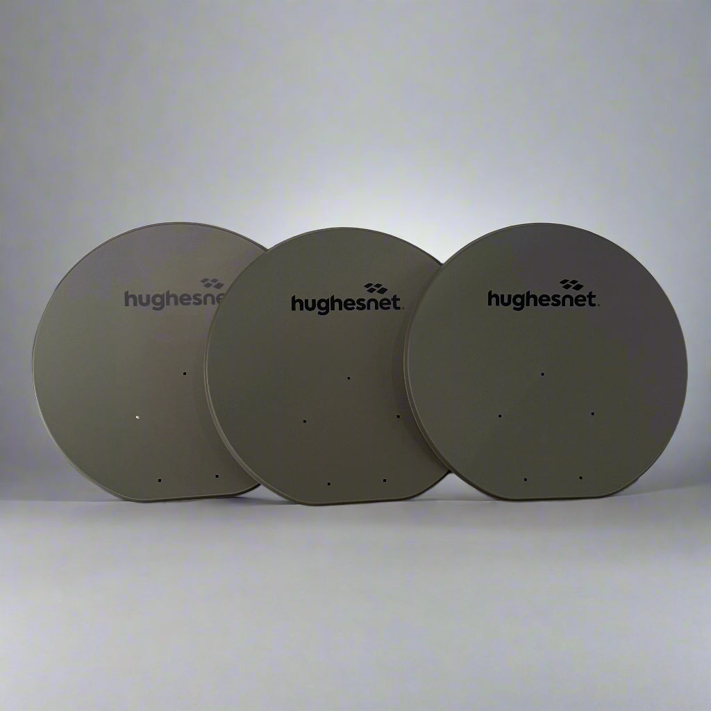 HUGHESNET (3 PACK) Satellite Dish Sz 36" D, Grey 1506560-0031