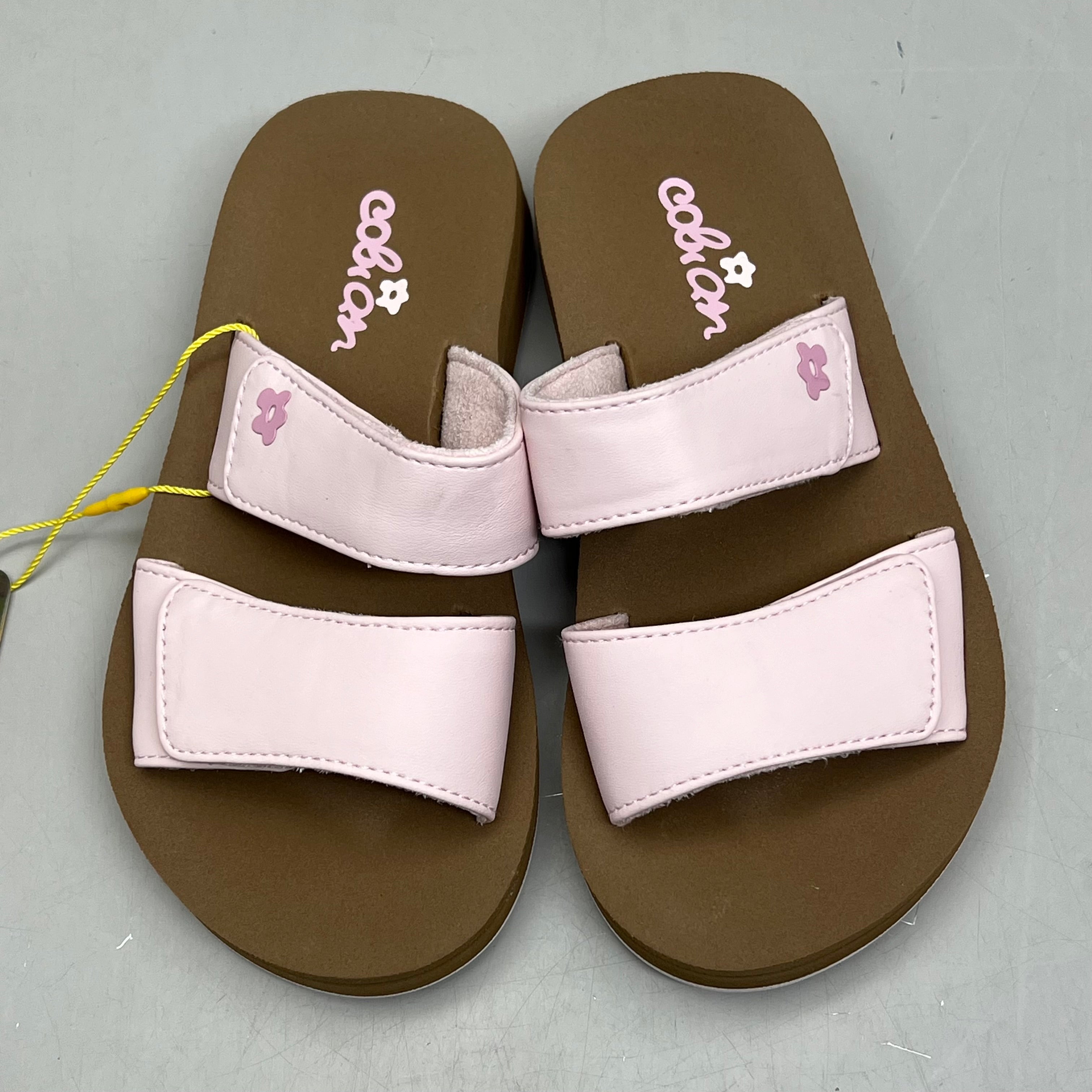COBIAN Lil' Dana Strap Flower Sandals Kid's Sz 13/1 Pink LDA24-650-13/1