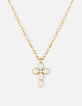 Eternal Light Cross Paperclip Chain Necklace