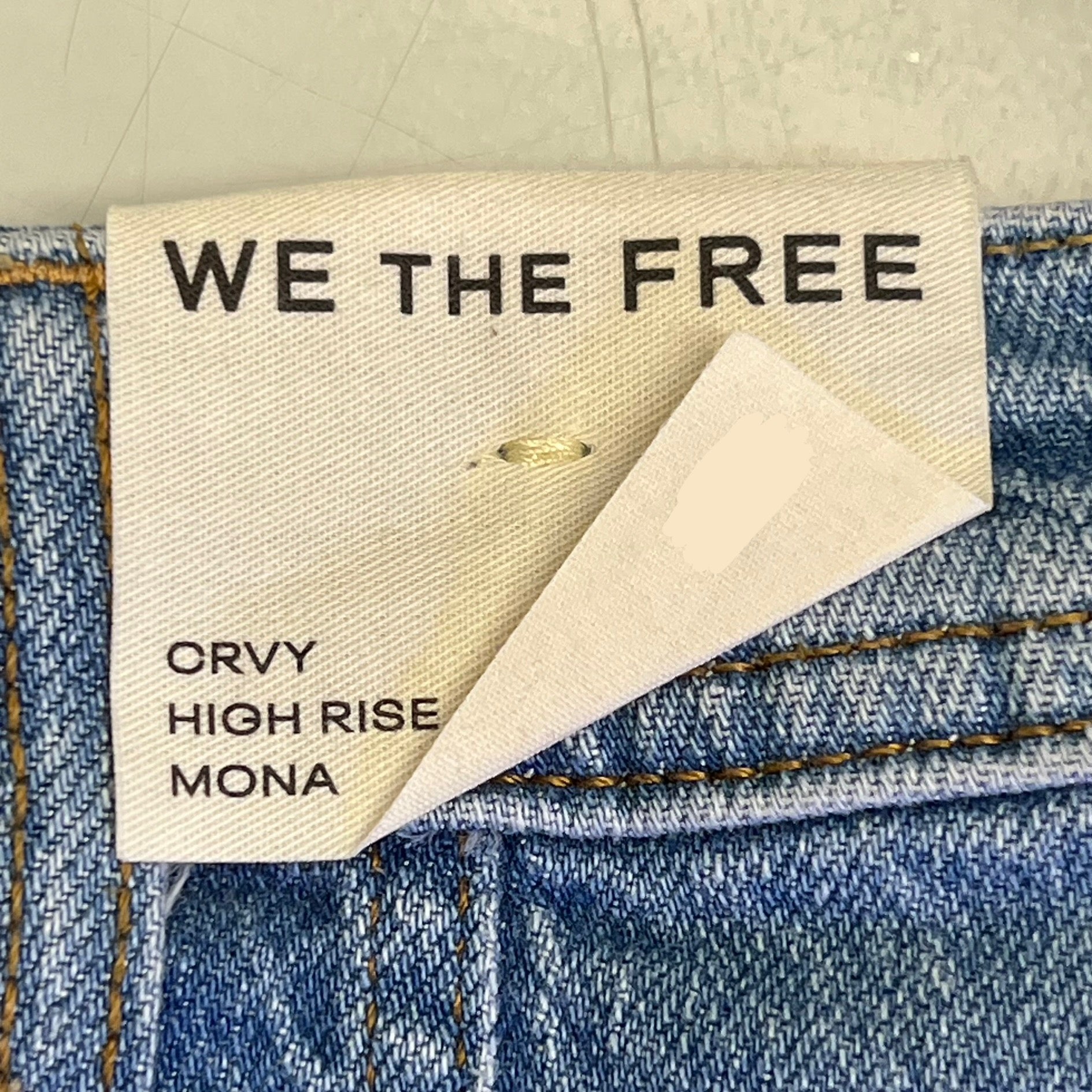 FREE PEOPLE CRVY Mona High-Rise Shorts  Women's Sz 31 Power Trip Blue 89248835