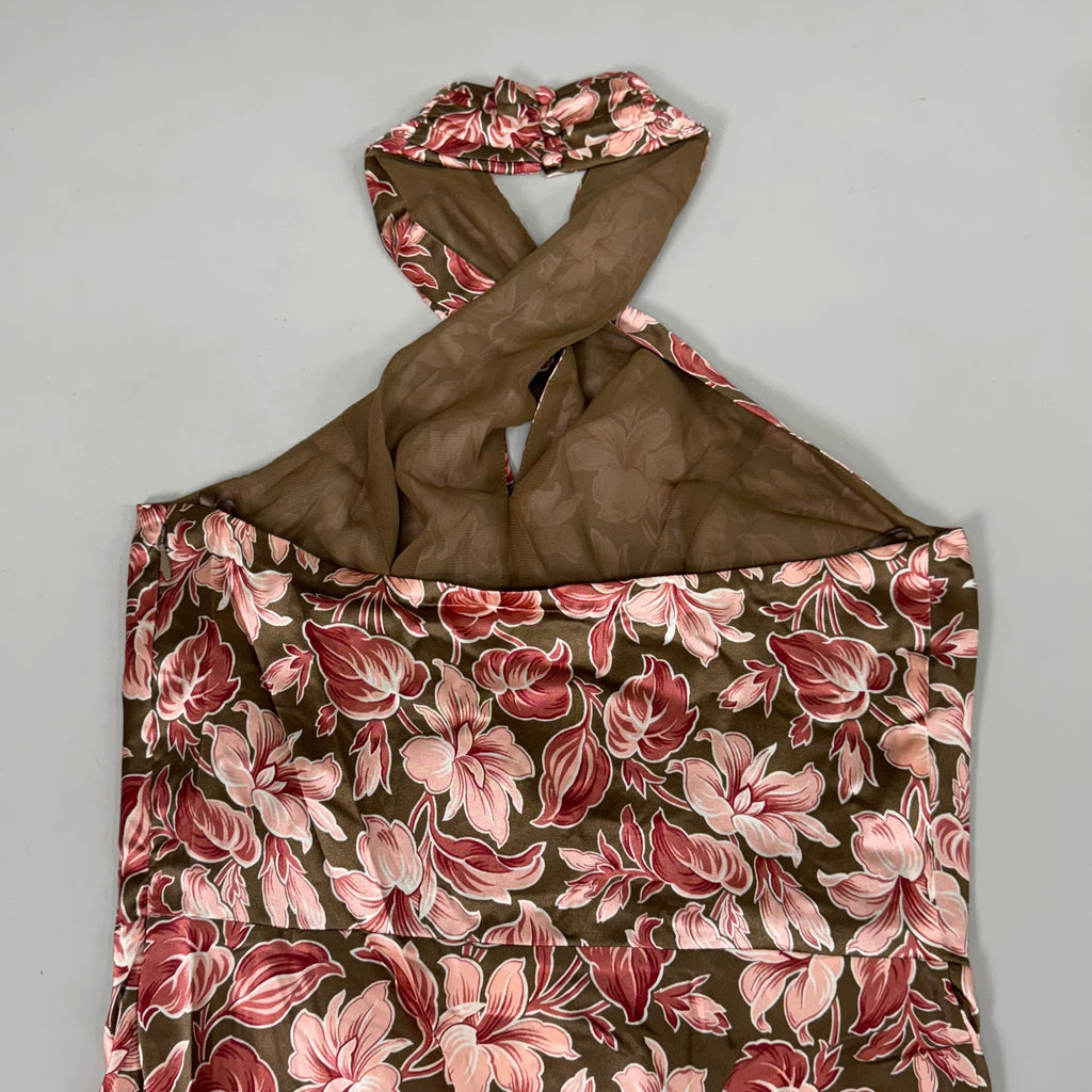 VERONICA BEARD Alberta Deep Ochre Multicolored Dress Sz-4 2406FL4620632
