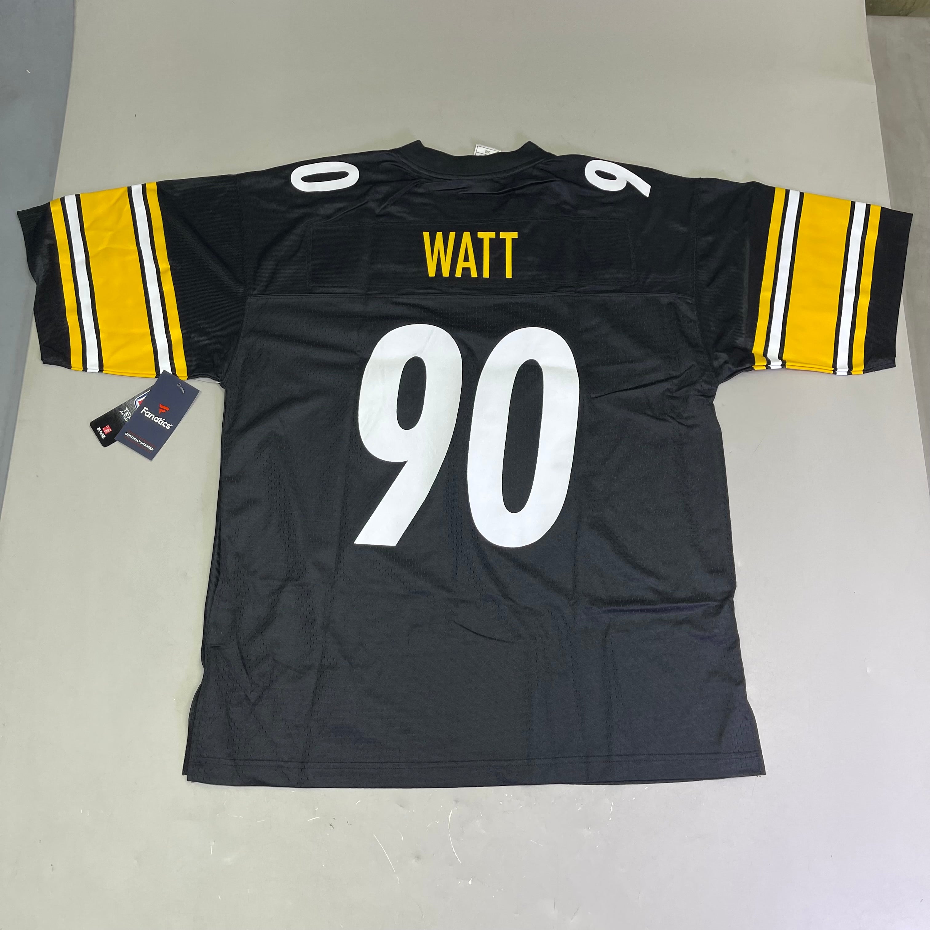 FANATICS Pittsburgh Steelers #90 T.J. Watt Home Jersey Large 427M-PSPL-7LF-4UA