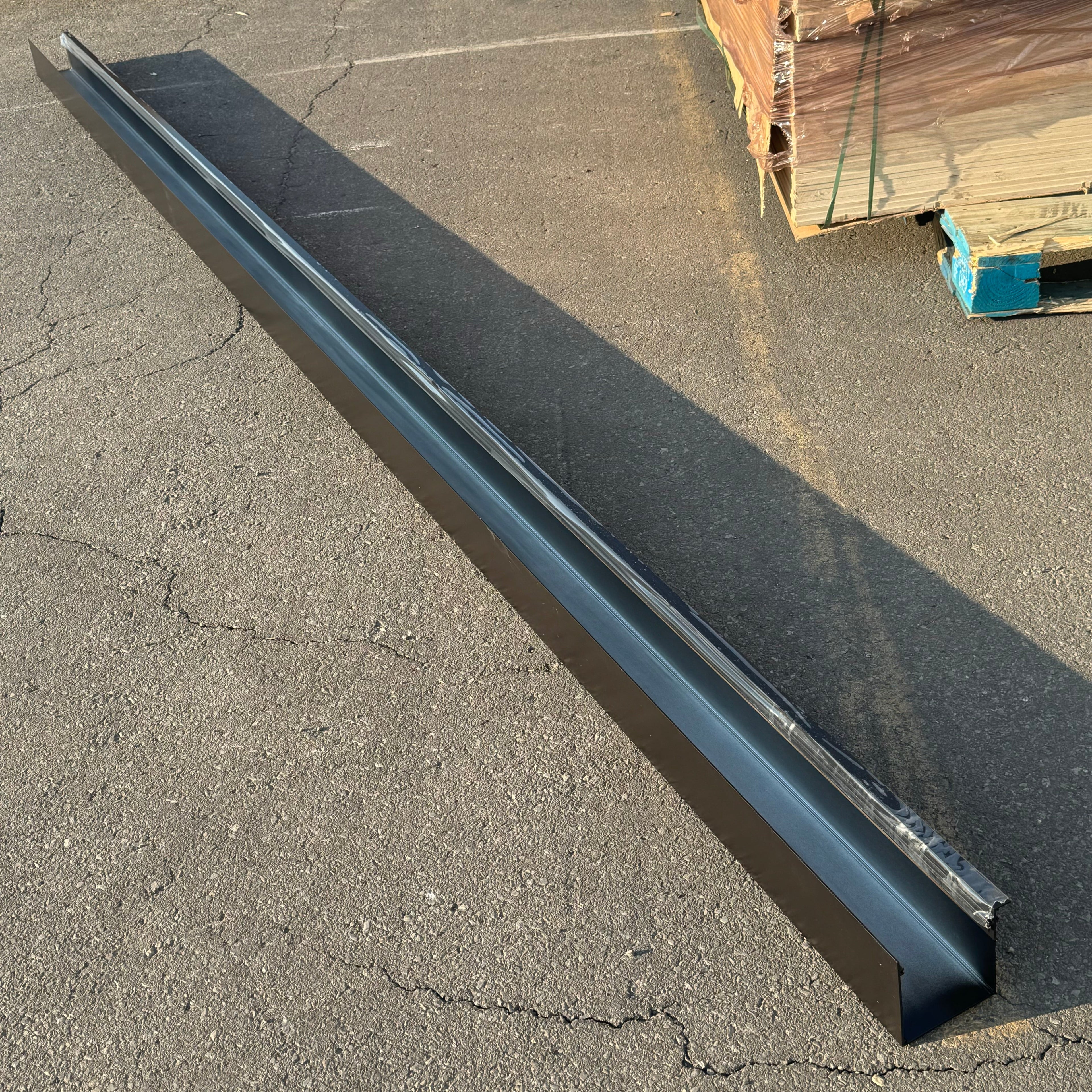SPRINGS WINDOW FASHIONS Metal Support Bracket 16FT 5"x5" Black 05000-18