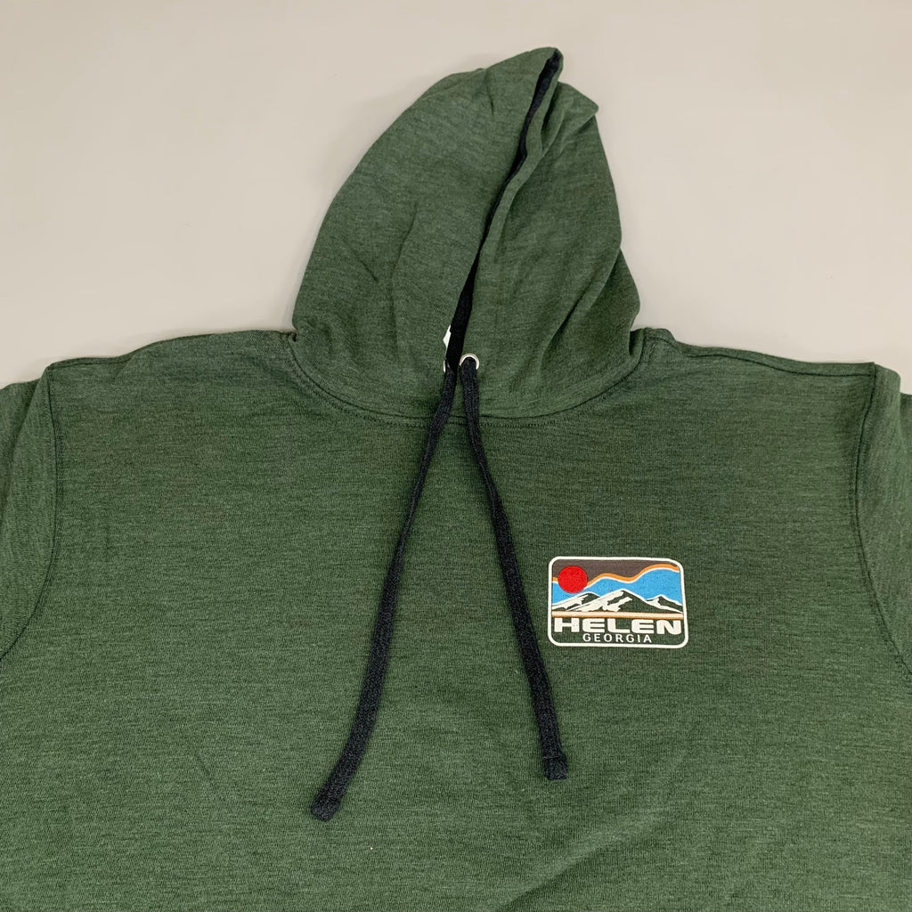 LONEROCK Helen Georgia Tie Hoodie Sz 3X-Large Green