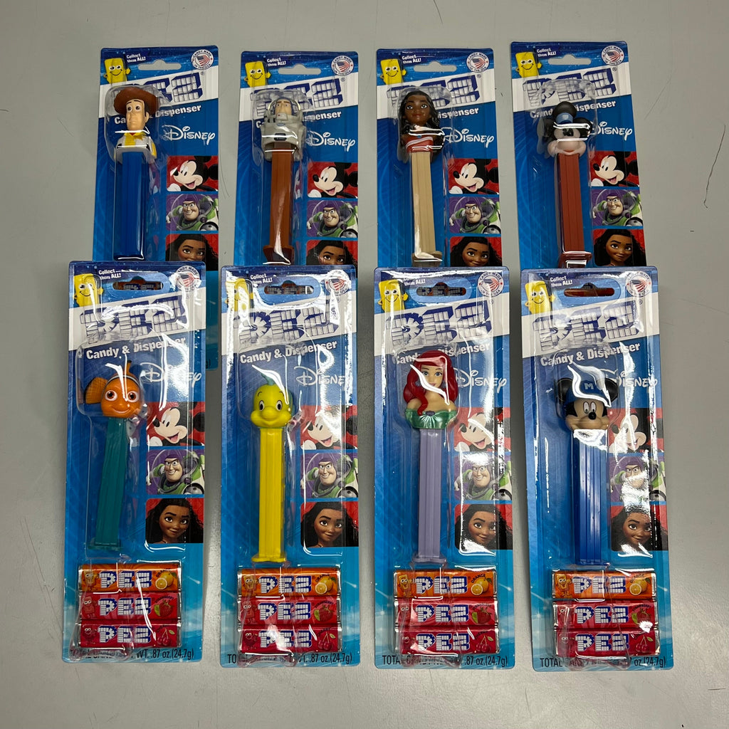 PEZ (12 PACK) Disney Pixar Candy Dispenser Assortment W/ Refill Rolls BB 04/30