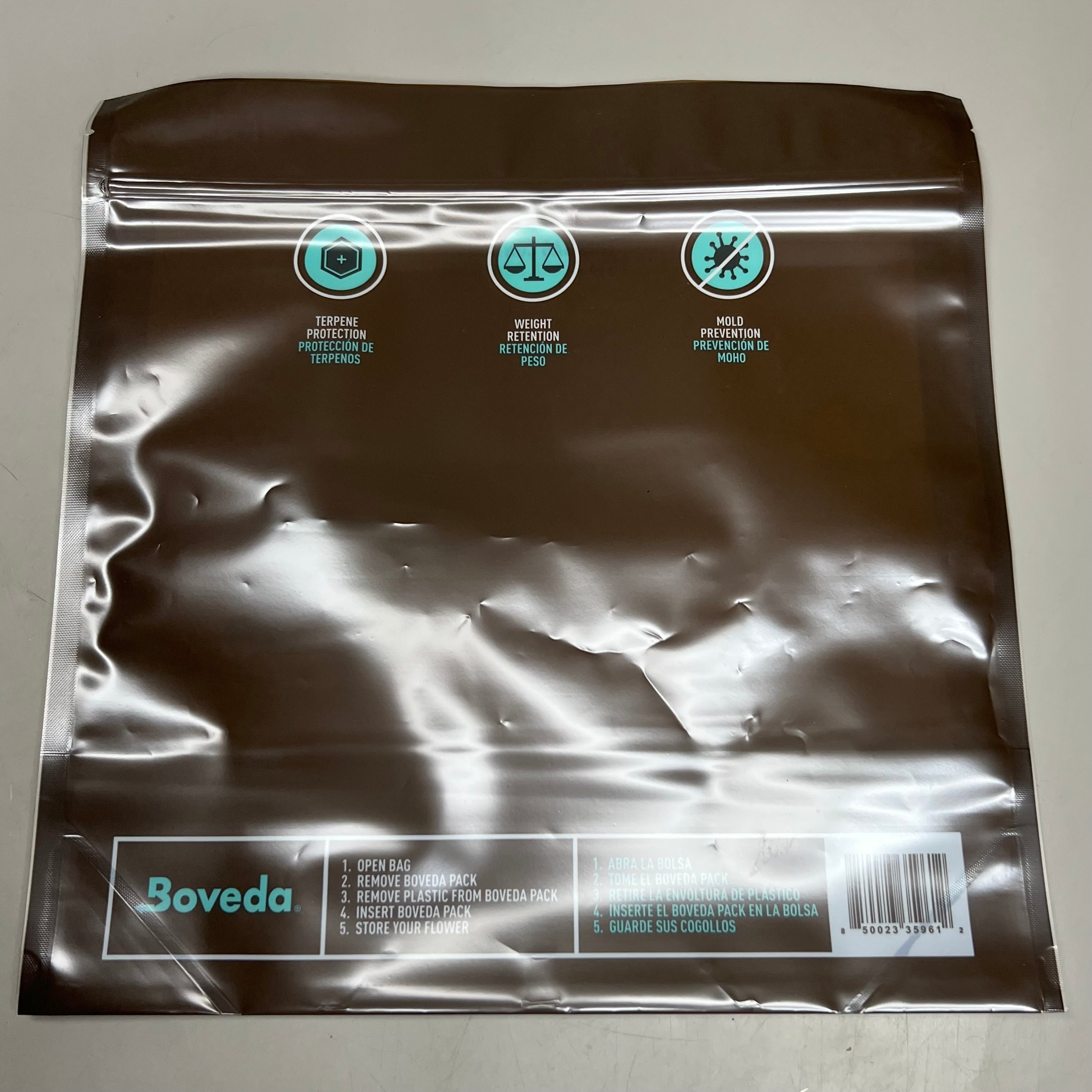 BOVEDA (5 Bags) Fresh Bag 1Lb Sz 16" x 16", Brown BFB-62-1LB-5P