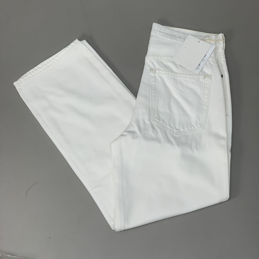 ETICA Tyler High Waist Straight Leg Ankle jeans Vintage White Size 25 EW180114A