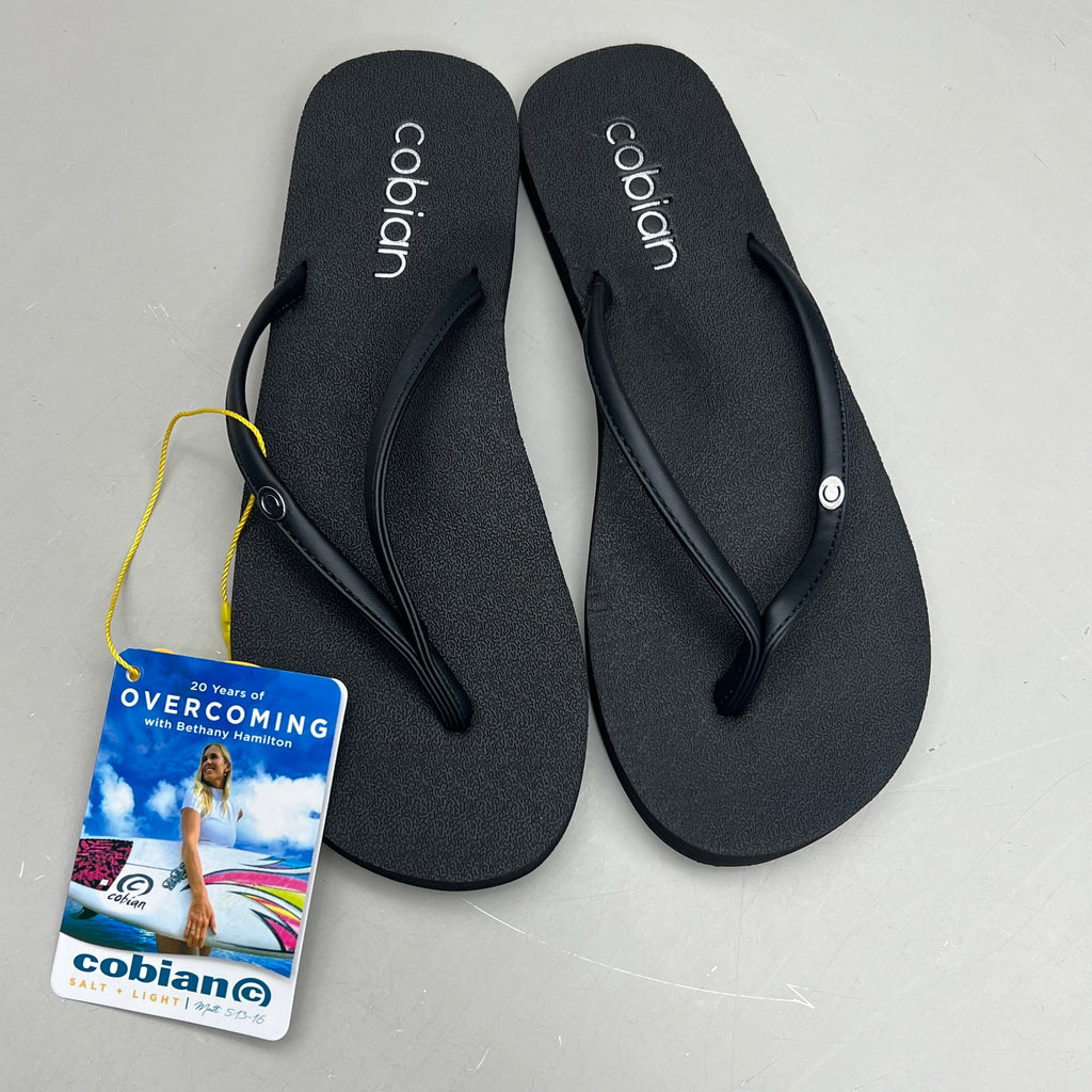 COBIAN Nia's Bounce 2 Synthetic Leather Women's Sz 10, EU 41 Black NIA25-001-10