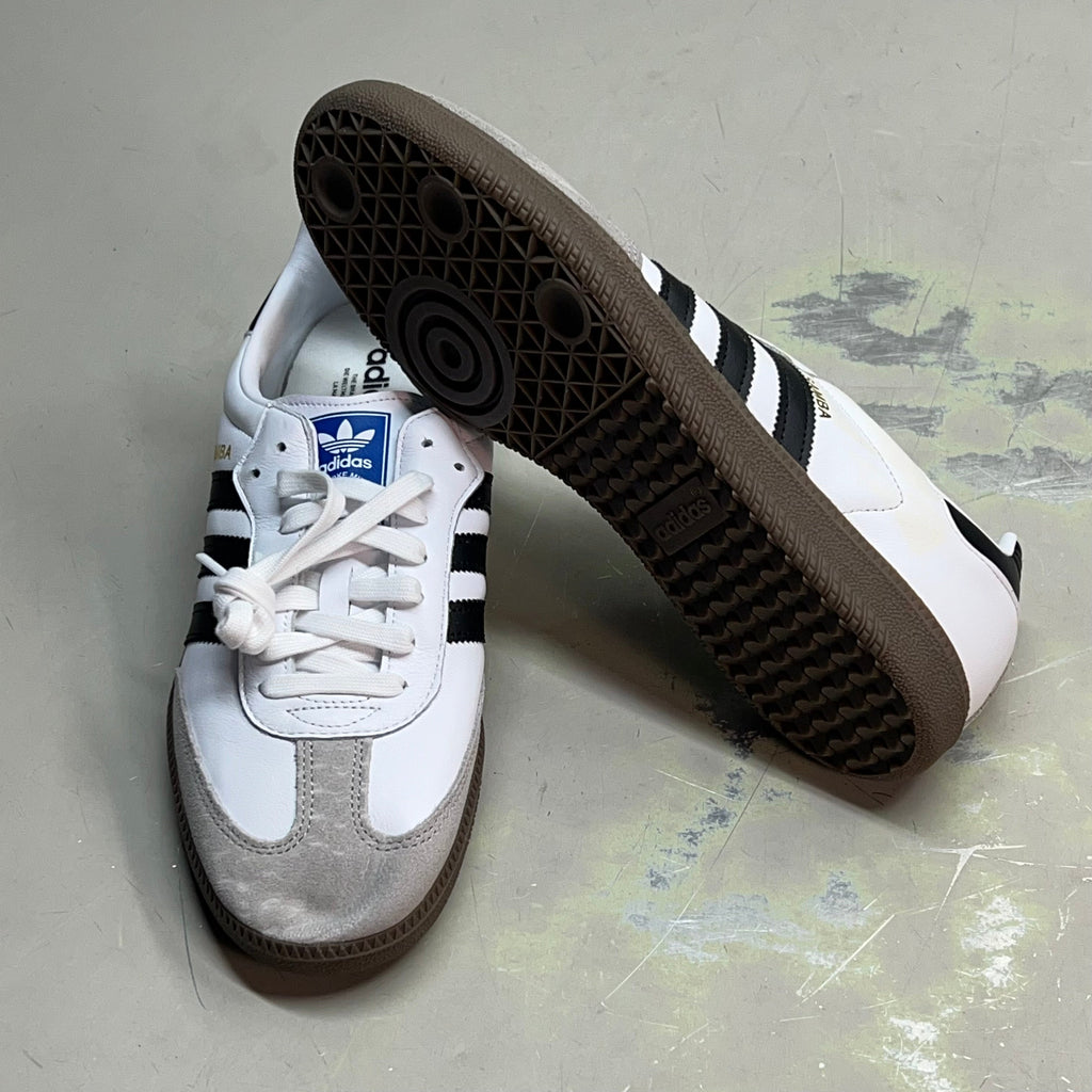 ZA@ ADIDAS Samba OG Sneaker Regular Fit Men's Sz 7 Black/White/Grey B75806 (As-is)