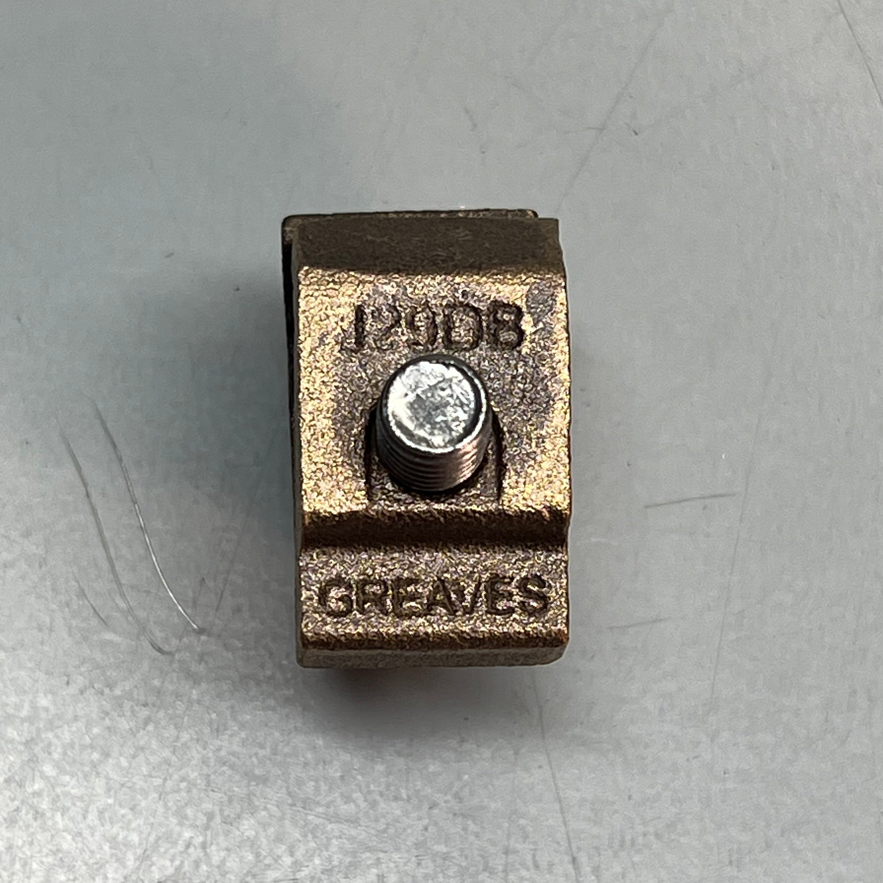 GREAVES (5 PACK) Jones Direct Burial Rebar Clamp Copper Only (#3) 3/8" J29-DB
