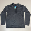 COLUMBIA Park View Fleece Half Zip Omni-Wick Men's Sz XL Blk Heather 1952201010