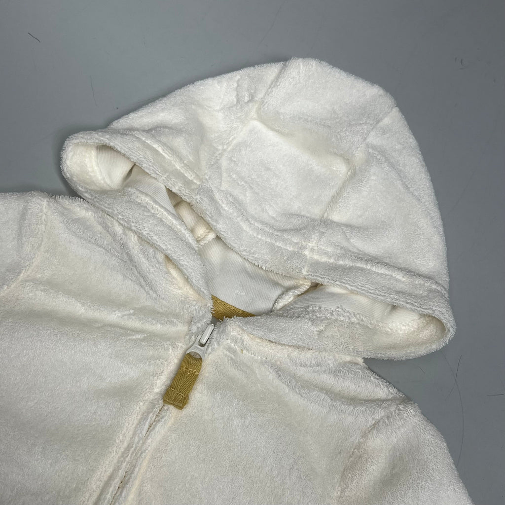 CARTERS (SET OF 3) Soft Duck Little Cardigan Set Baby's Sz Newborn White/Orange