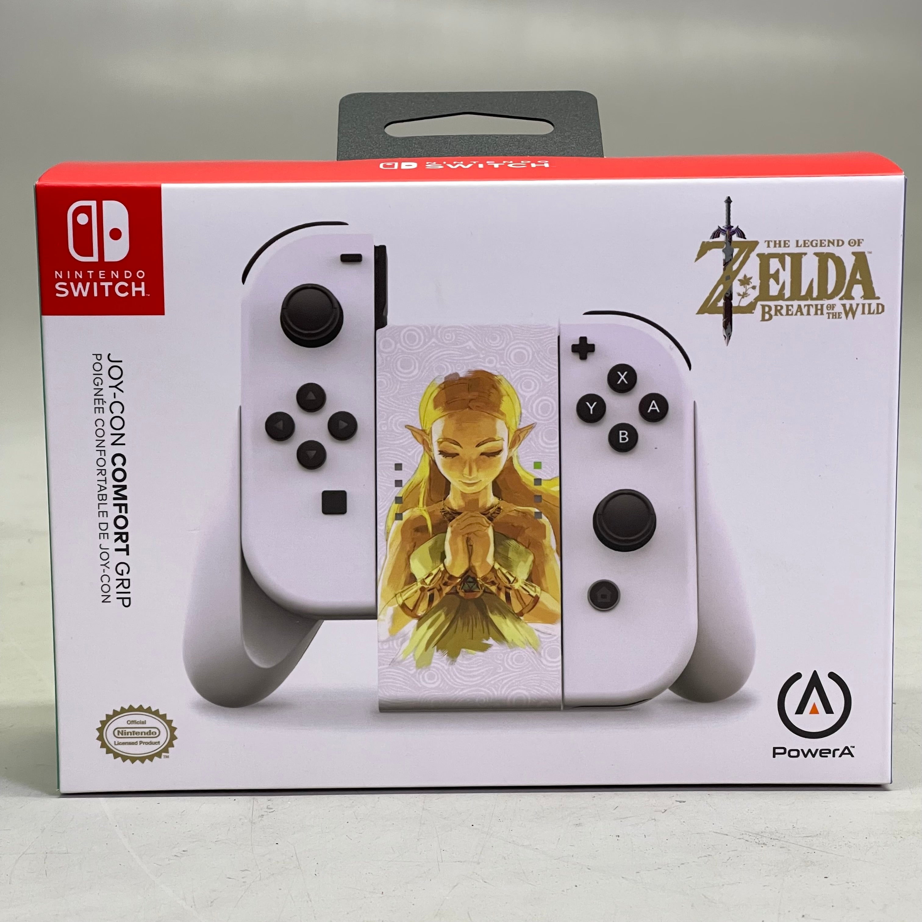 NINTENDO Joy-Con Comfort Grip ONLY Legend Of Zelda Authentic White NSAC0059-01