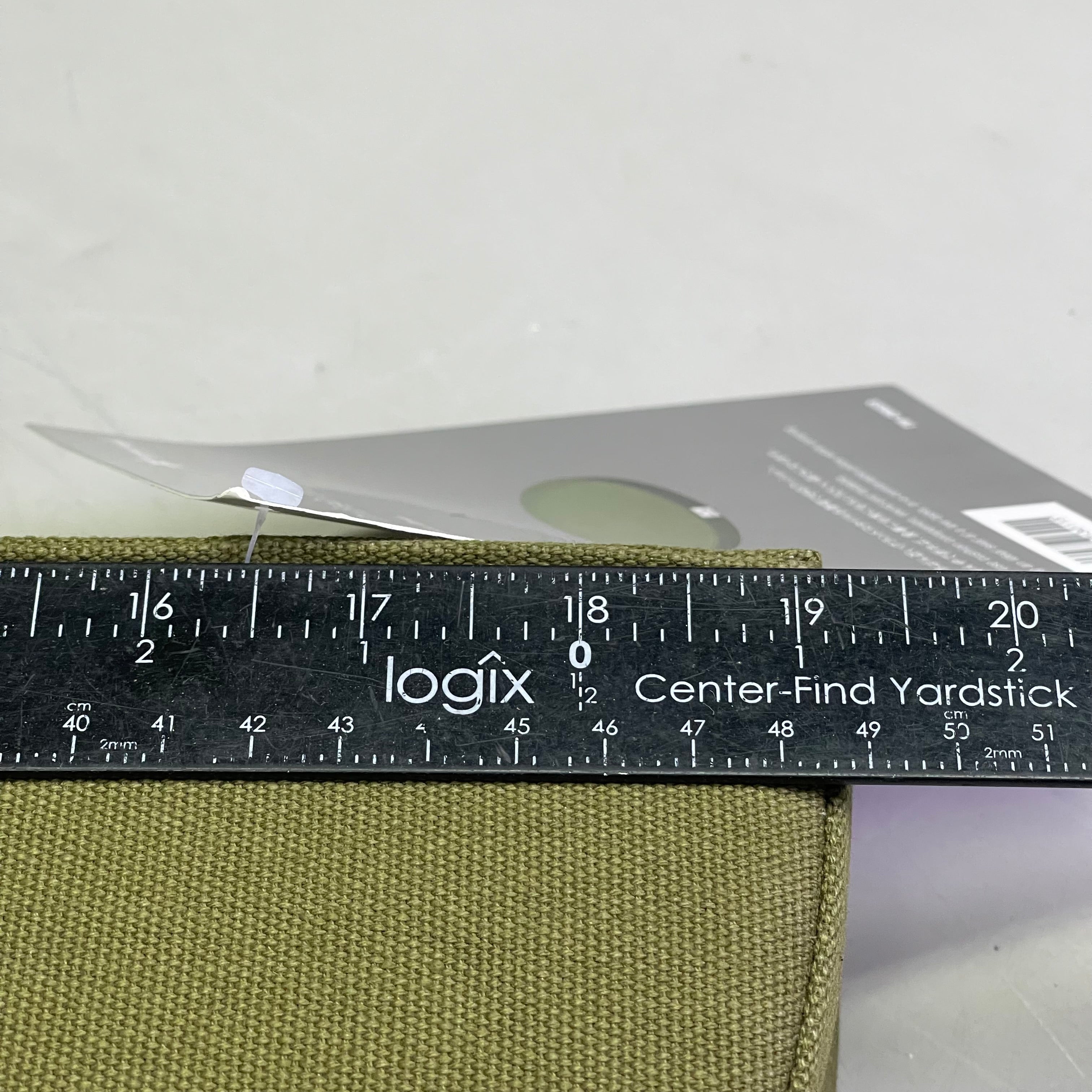 SNOW PEAK Foldable Lounge Cushion 19" Dia x 2" Th Green TM-096GR