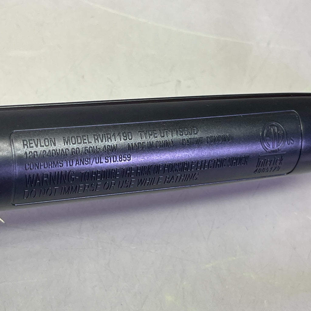 REVLON Coconut Smoothstay Oil-Infused Curling Iron Shiny, Smooth Curls 1" Black RVIR1190