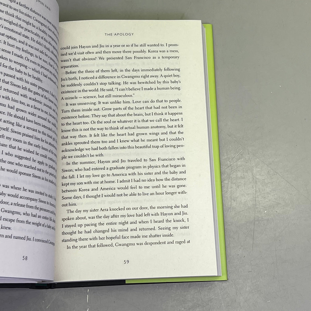 THE APOLOGY About A South Korean Matriarch Hardcover Book By Jimin Han