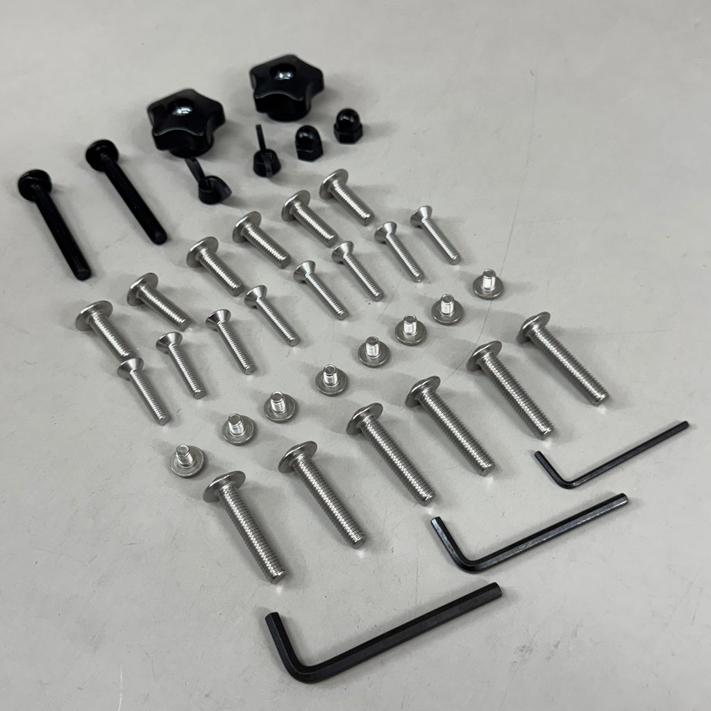 Box Of Metal Hardware Including Bolts,Allen Key, Ball Screw ETC LT300-M (New Other-Distressed Box)