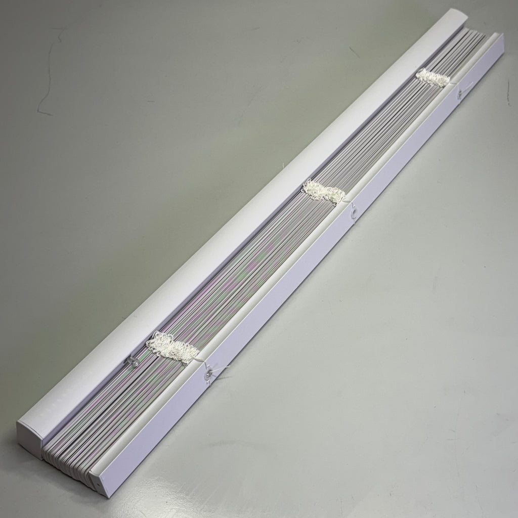 LOTUS & WINDOWARE 1" Vinyl Blind Cordless 35" x 84" White MLX3584WH