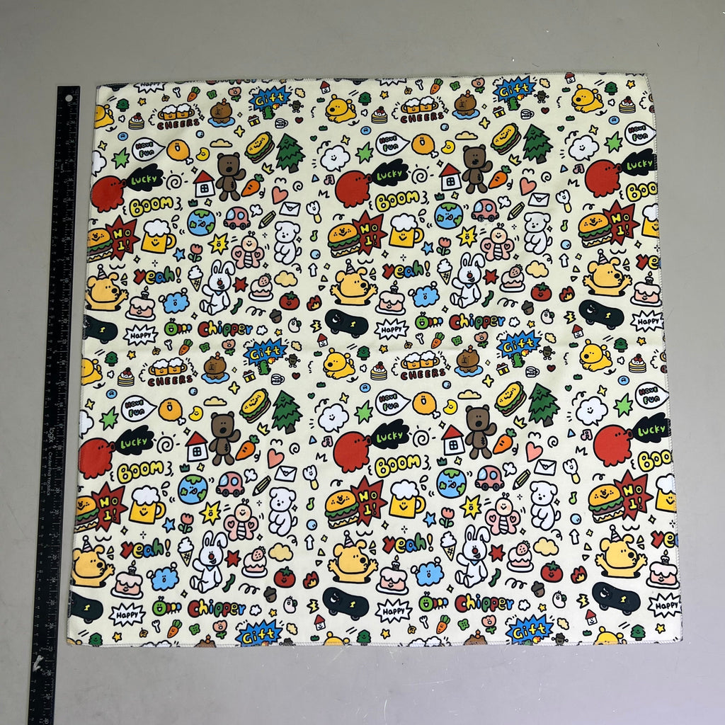LOVLEY CAVES Self Adhesive Cat Wrap Grooming Blanket Doodle Pattern 1882742