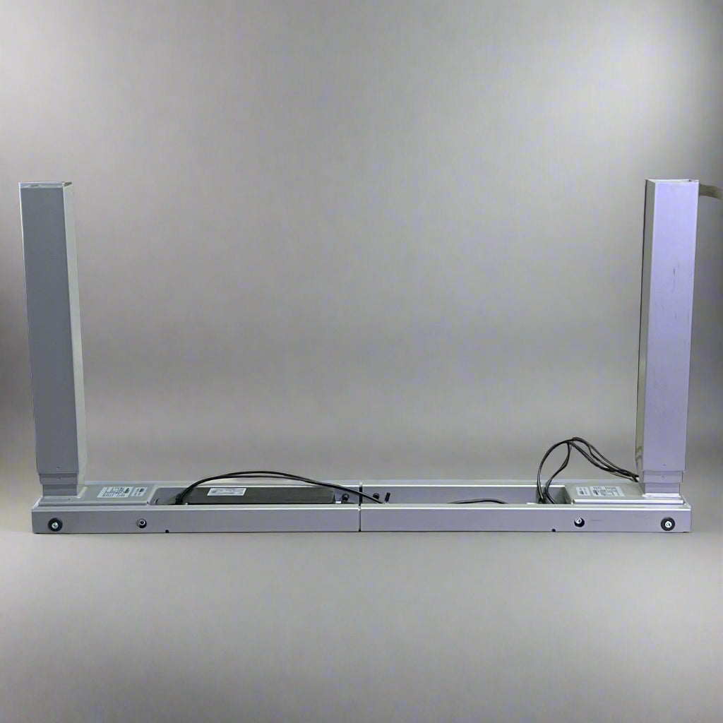 SITONIT SEATING Switchback Base V3 24" Top 2 Leg 3 Stage, Silver 80-011731-01