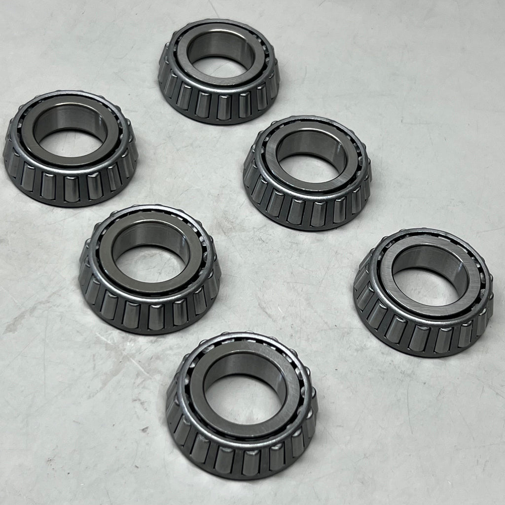 (6 PACK) Tapered Roller Bearing Cone 14125A Sz 1.5”- 2.5”D x1.5 Silver