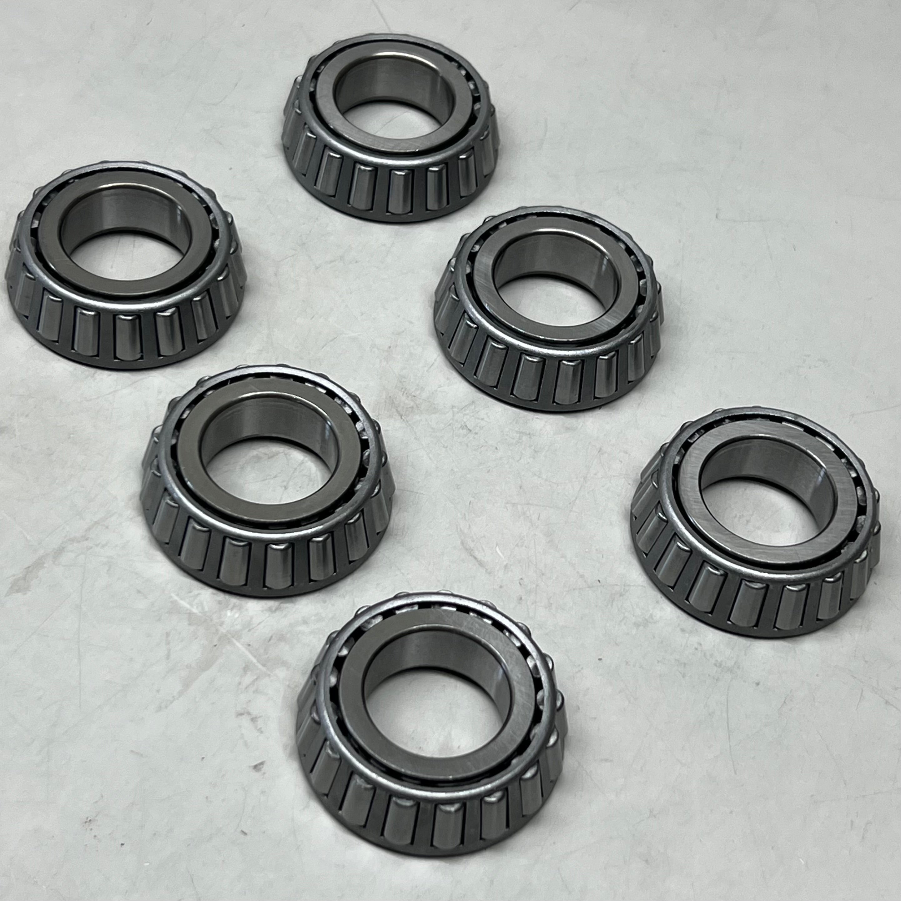 (6 PACK) Tapered Roller Bearing Cone 14125A Sz 1.5”- 2.5”D x1.5 Silver