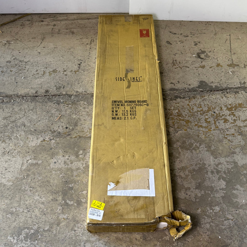 REV-A-SHELF Swivel Ironing Board with Soft Close Sz 37" L x 36" H, Beige