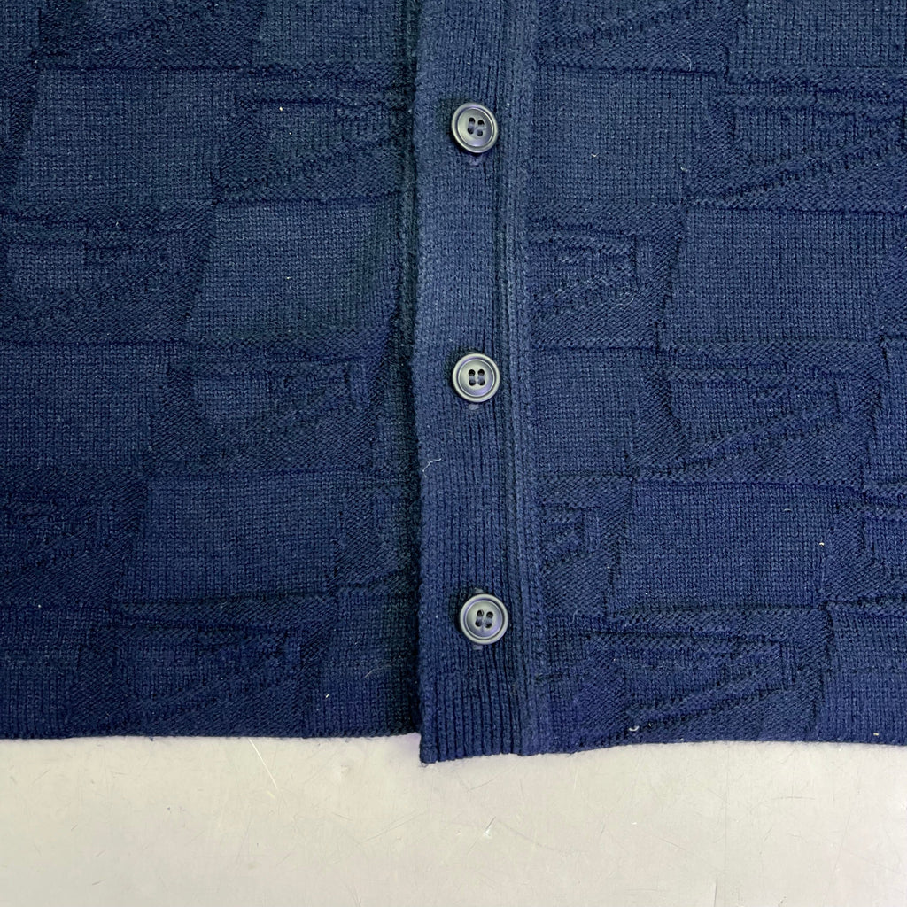 COBMEX Retail Clerk Long Sleeve Cardigan Women's Sz M Postal Navy (Pre-Owned)