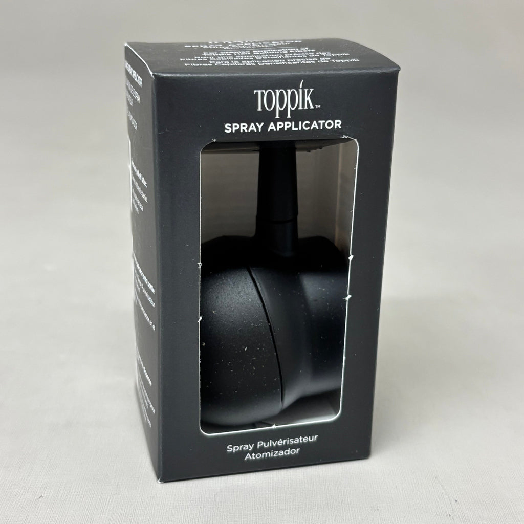 TOPPIK Fiber Spray Applicator Fits Regular & Economy Sz Hair Fiber Bottles Black