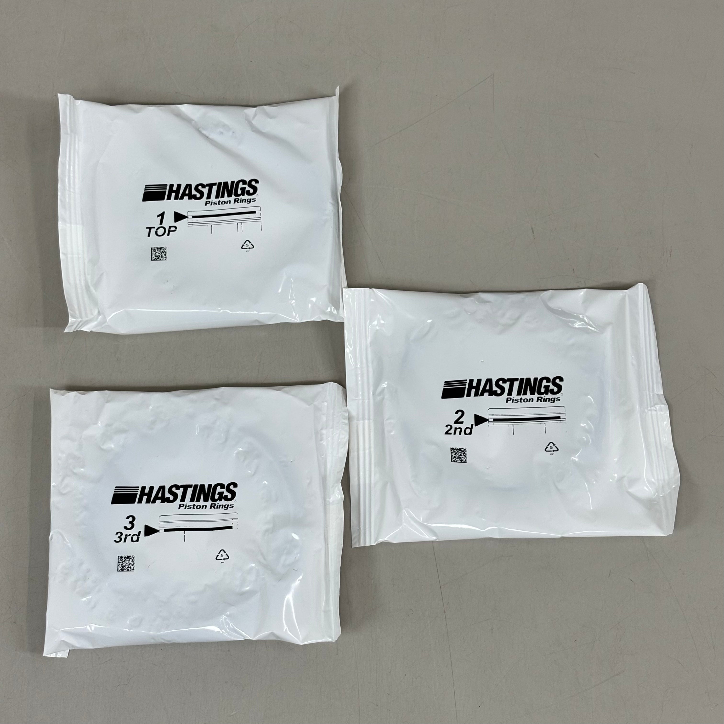 HASTINGS Piston Rings Set Of 4 For Toyota 2.5L Diesel 2KD-FTV 4 Cyl 92.00 2D7359