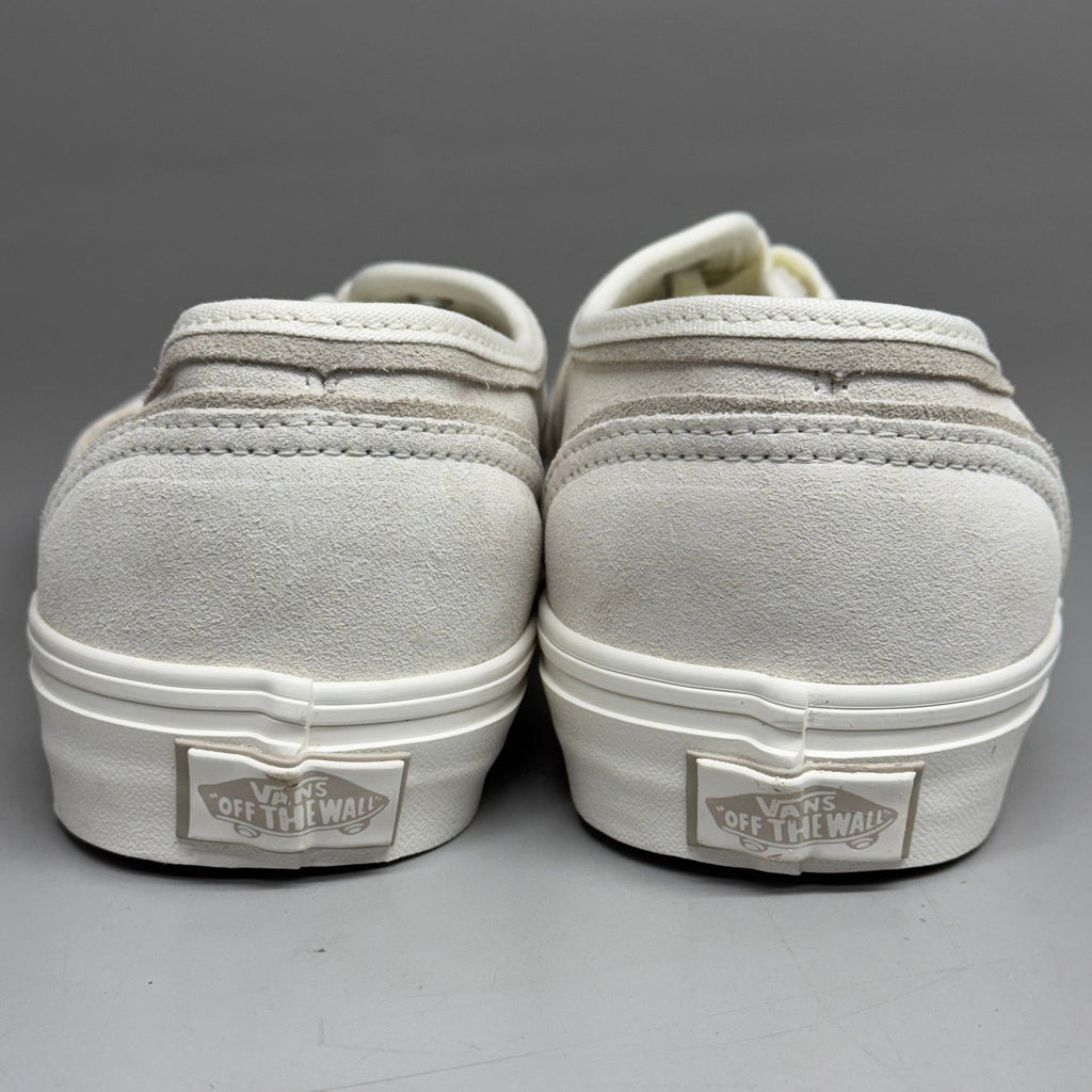 VANS Authentic Sliver Sneakers Shoes Mens's Sz 9 White/White VN000D6DWWW