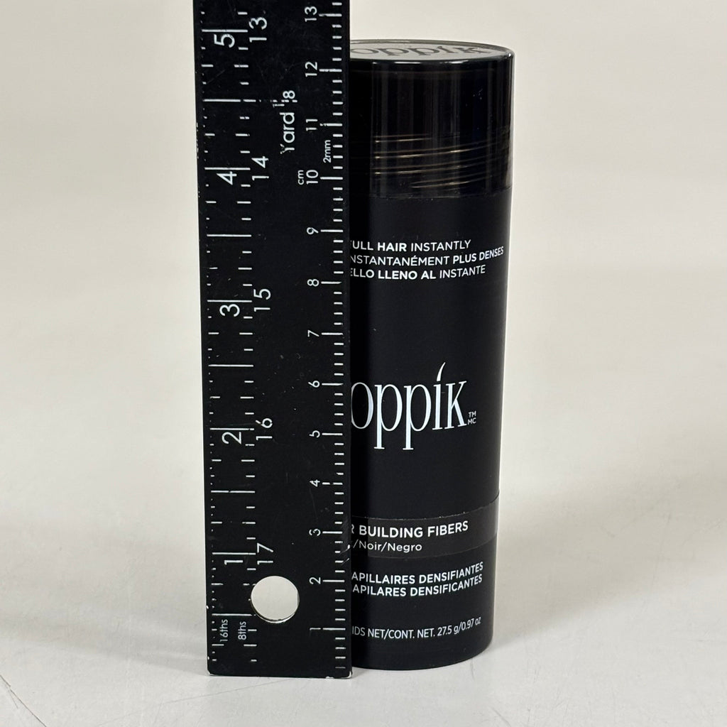 TOPPIK Safe & Natural Hair Building Fibers All Hair Types 0.97 oz Black IC3333A