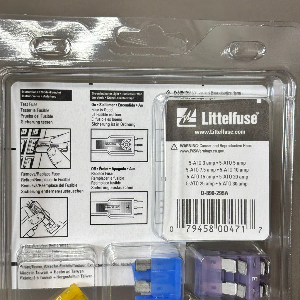 LITTLE FUSE (40 PIECE) Value Pack Various AMP ATO 32V  Multicolor 00940400Z