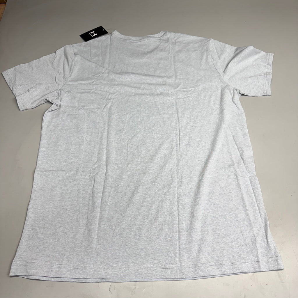 UNDER ARMOUR Men's UA Logo Embroidered Heavyweight Short Sleeve XL Harbor Blue-465