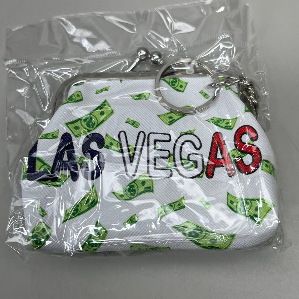 LAS VEGAS 12-PACK! Welcome to Fabulous Las Vegas Coin Purse Souvenirs 4" x 4" Money