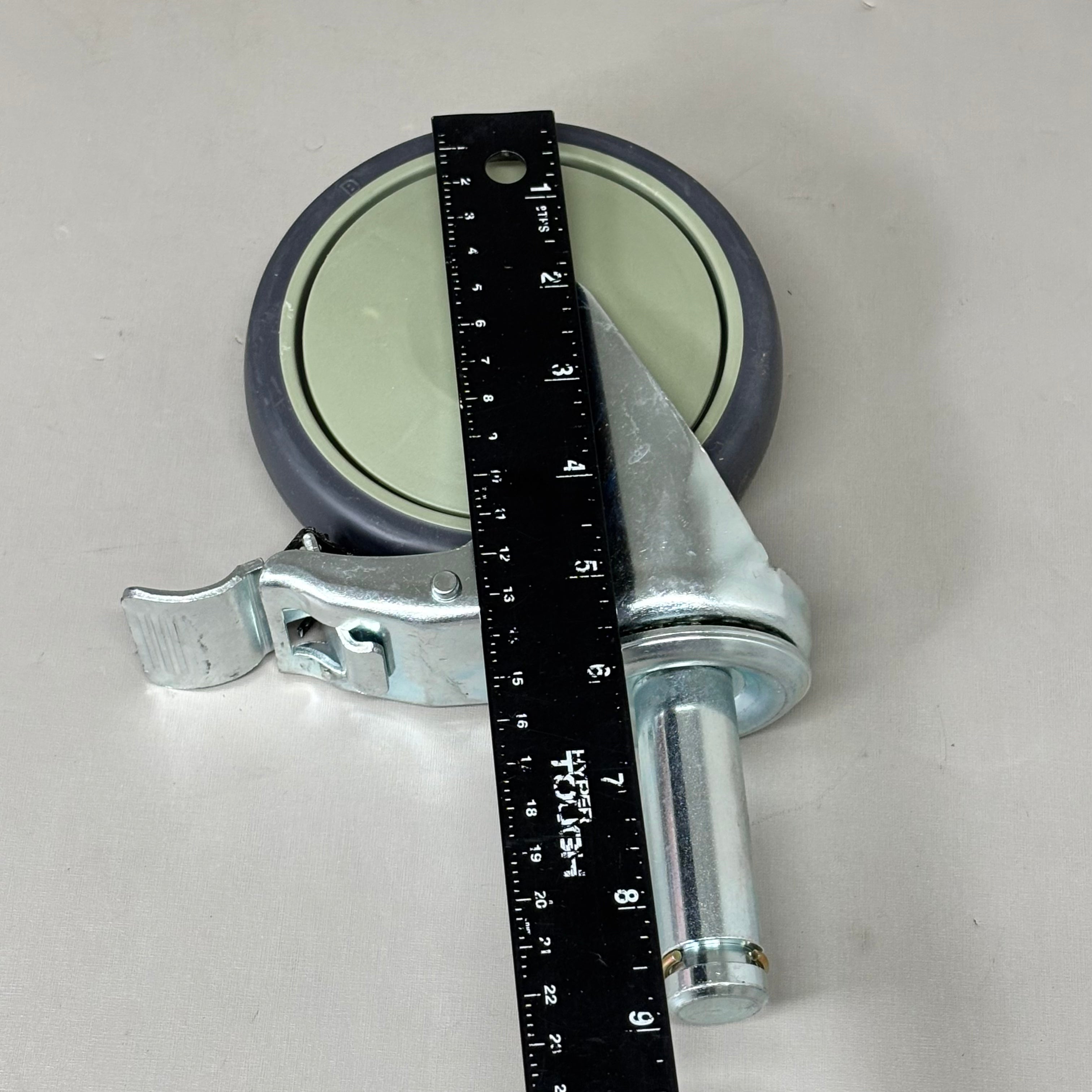 QUANTUM STORAGE SYSTEMS Swivel Stem Caster Kit 5" x 1-1/4" One Set WR-00H