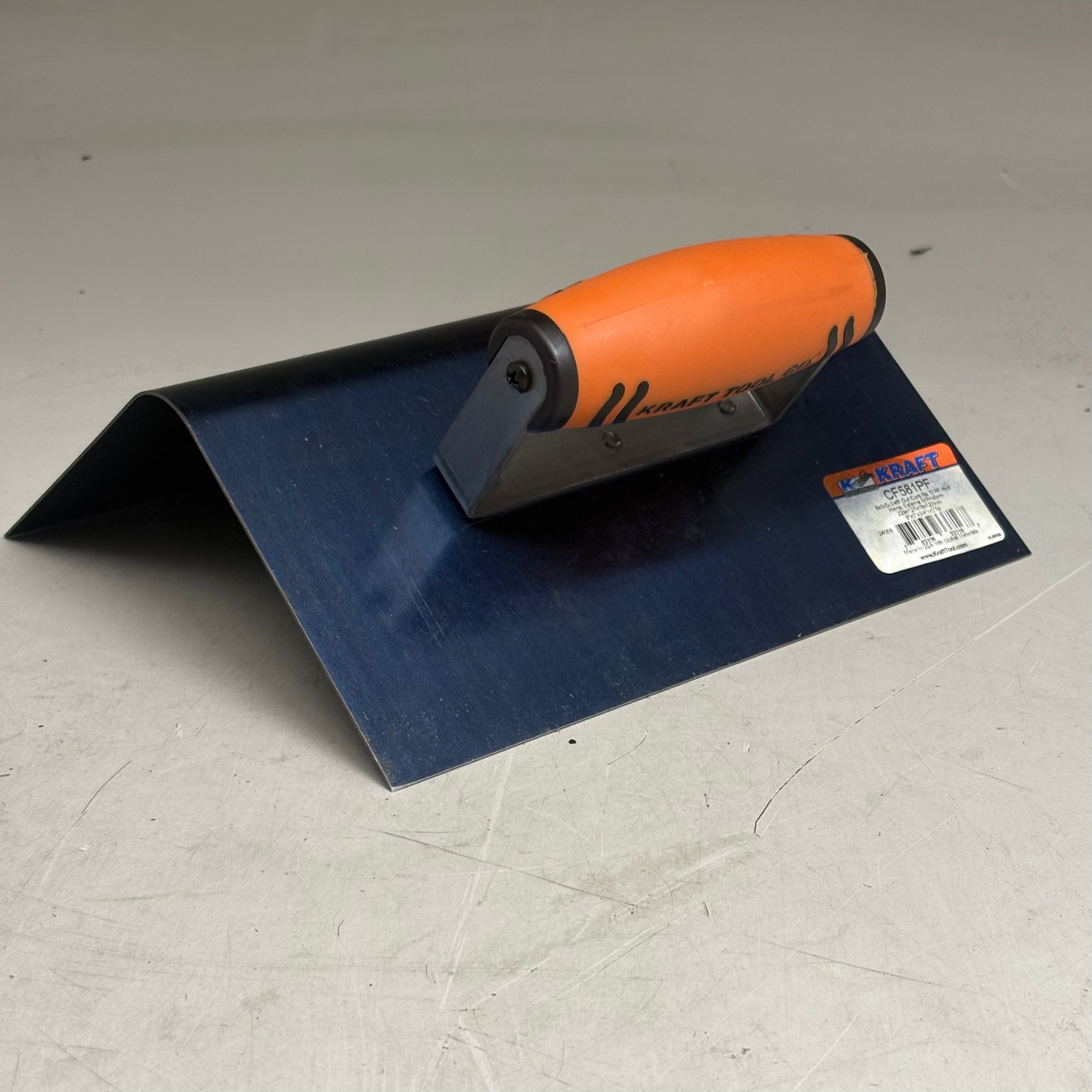 KRAFT TOOL CO Outside Curb Nose Tool with ProForm Handle 9 x 5 x 5 3/4"R CF581PF