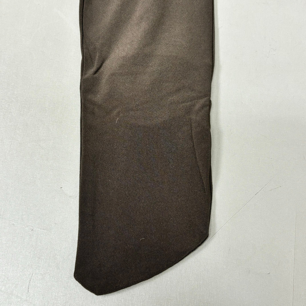 NORMA KAMALI Slim Fit Turtleneck Catsuit w/ Footsie Women's Sz M/38 Chocolate