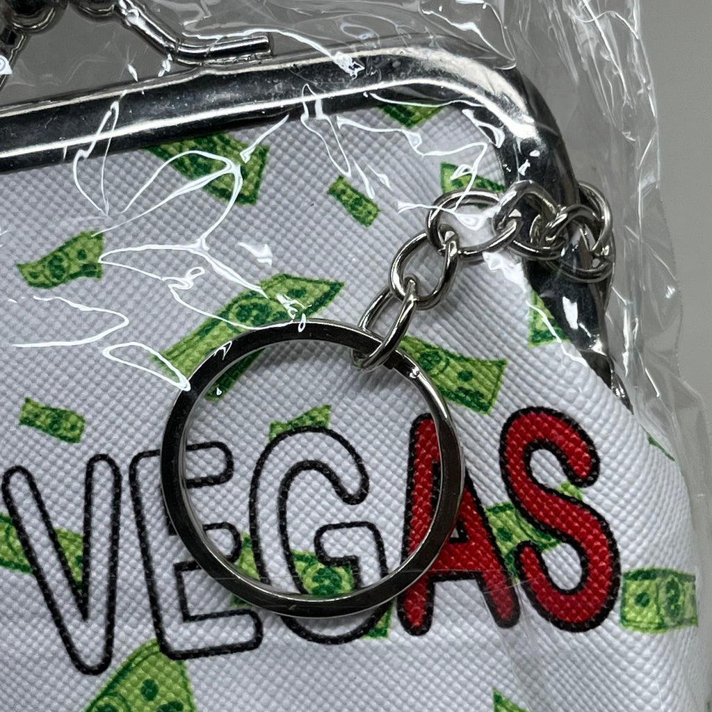 LAS VEGAS 12-PACK! Welcome to Fabulous Las Vegas Coin Purse Souvenirs 4" x 4" Money