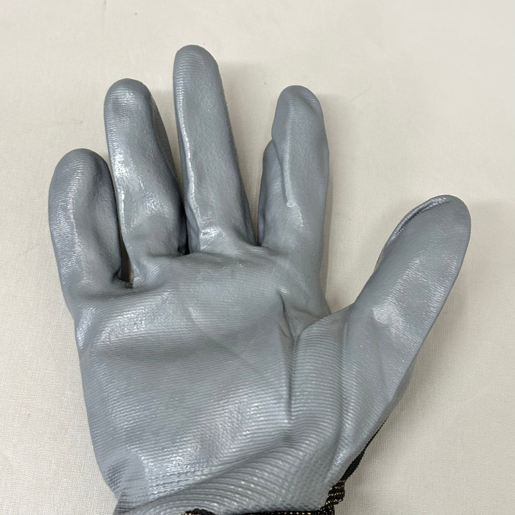 SHOWA (2 Dozen) Atlas 370 Black Protective Work Gloves Size Large 370BL-08
