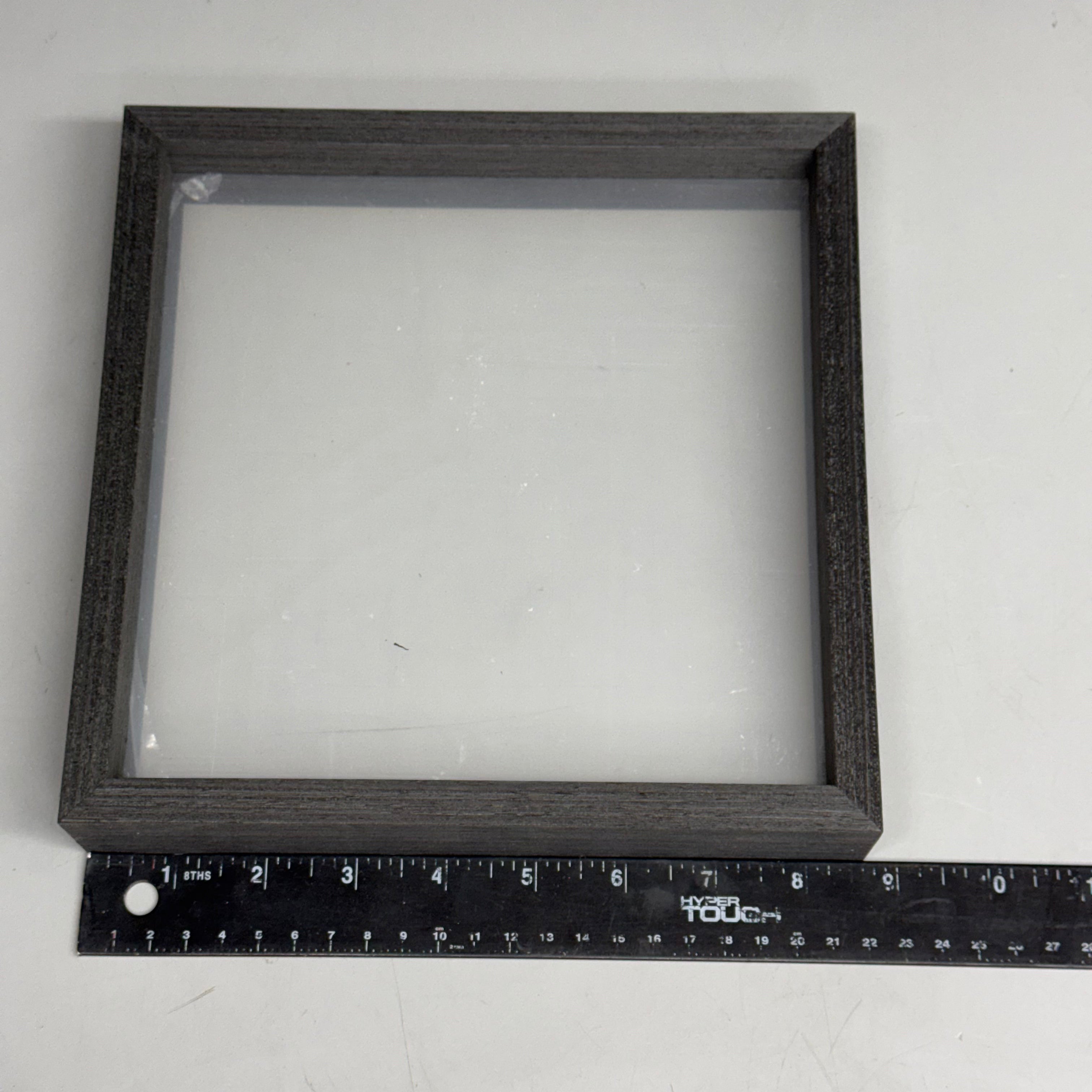 (3 PACK) Floater Picture Frame 8.66" X 1.57" X 8.66" Dark Grey/Black