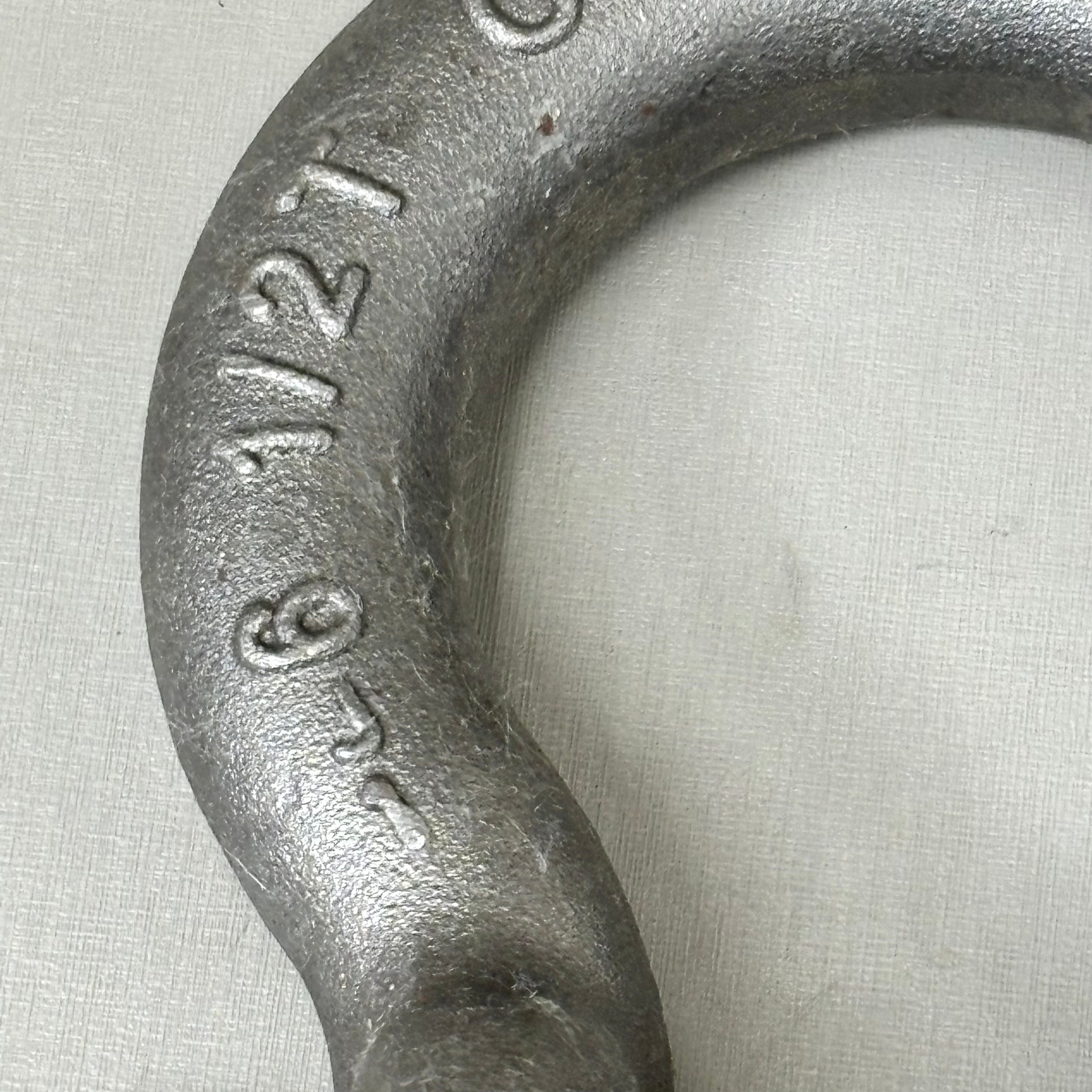 CHICAGO HARDWARE Bolt Type Anchor Shackles Galvanized 6-1/2 Ton 7/8" 200455