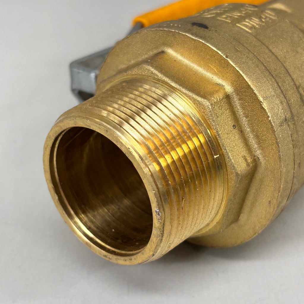 RUBINC Threaded Ball Brass Valve S95 600 CWP PN40 DN40 1-1/2" Made in Italy