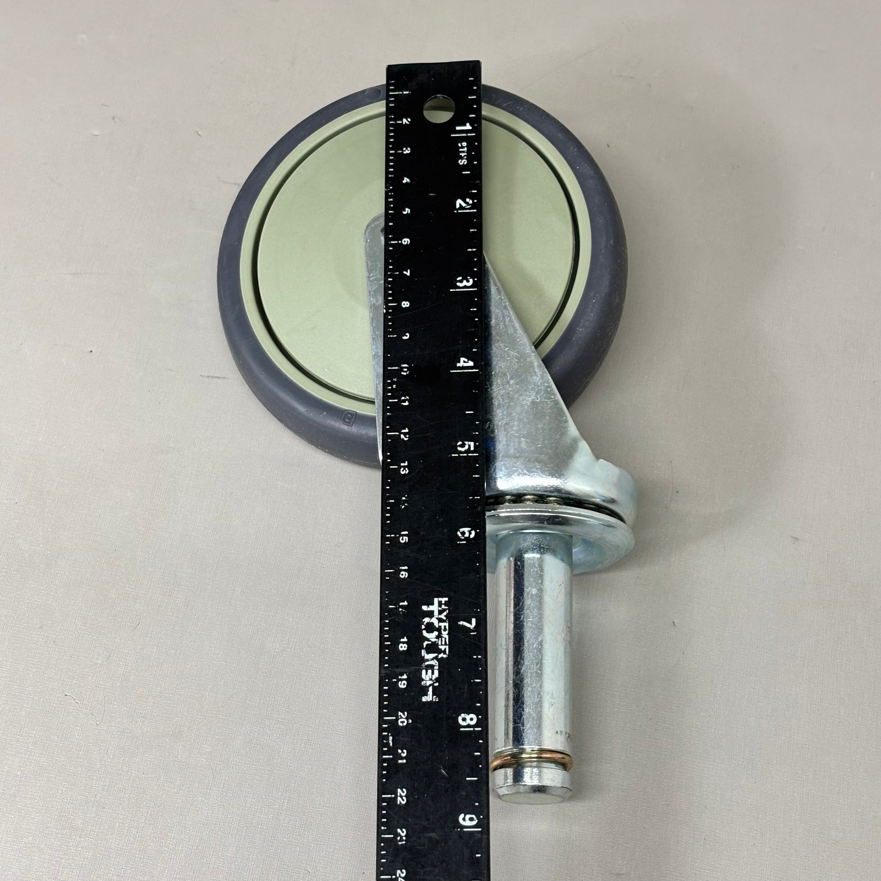 QUANTUM STORAGE SYSTEMS Swivel Stem Caster Kit 5" x 1-1/4" One Set WR-00H