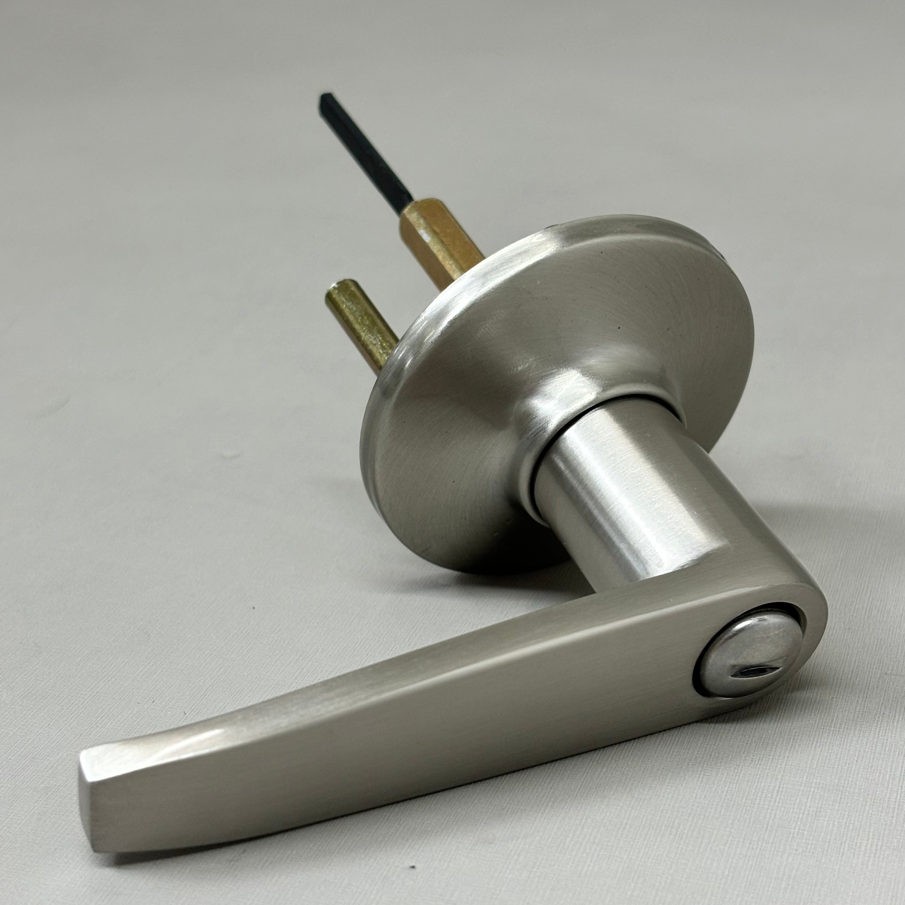 KWIKSET Safe Lock Winston Privacy Levers Satin Nickel SL4000WI 9SL40000-014
