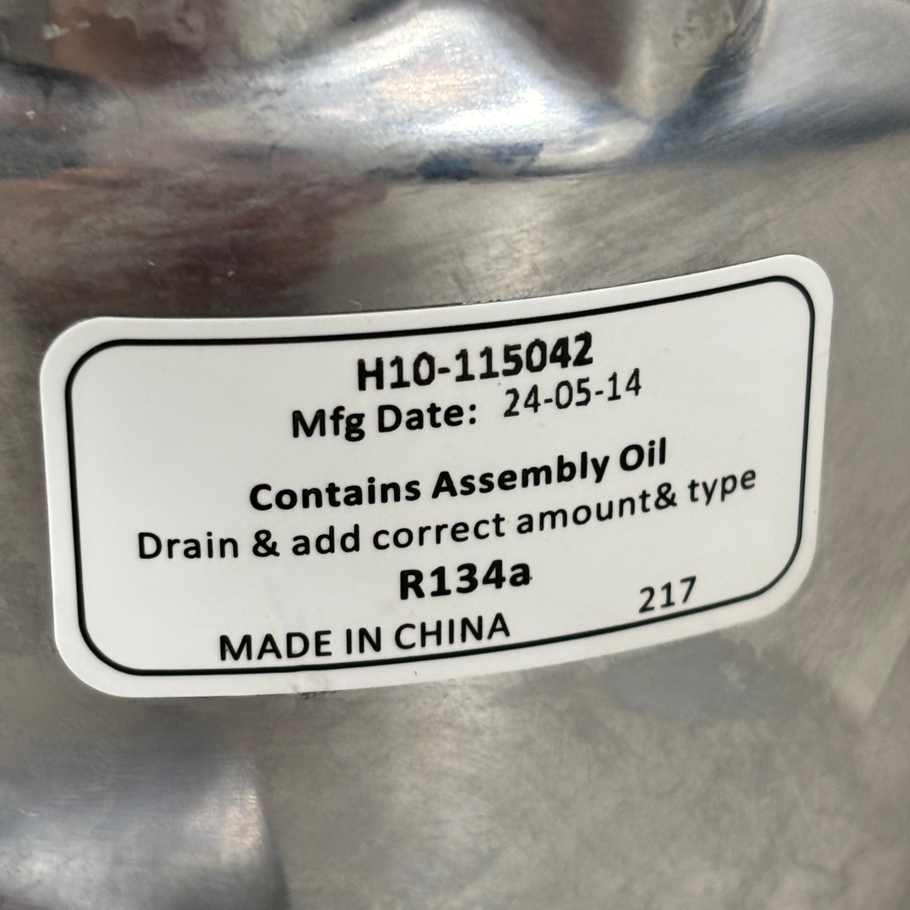 GAMMA AC Compressor for Kenworth Peterbilt Coil Voltage 12 Charged 14-SD4731NEW
