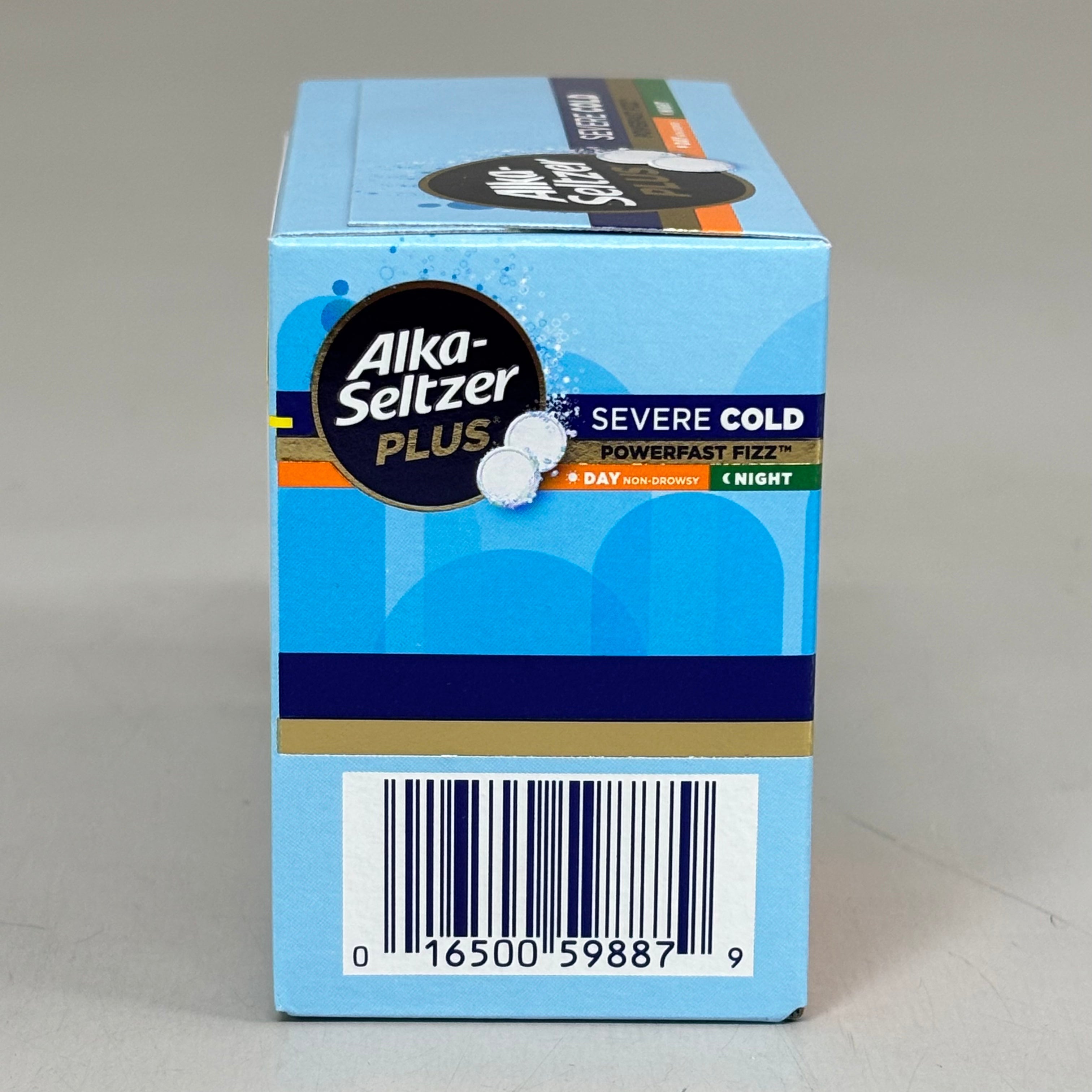 ZA@ ALKA-SELTSER PLUS (2 PACK, 24 TABLETS EACH) Severe Cold 16 Day + 8 Night Tabs BB 03/26 H