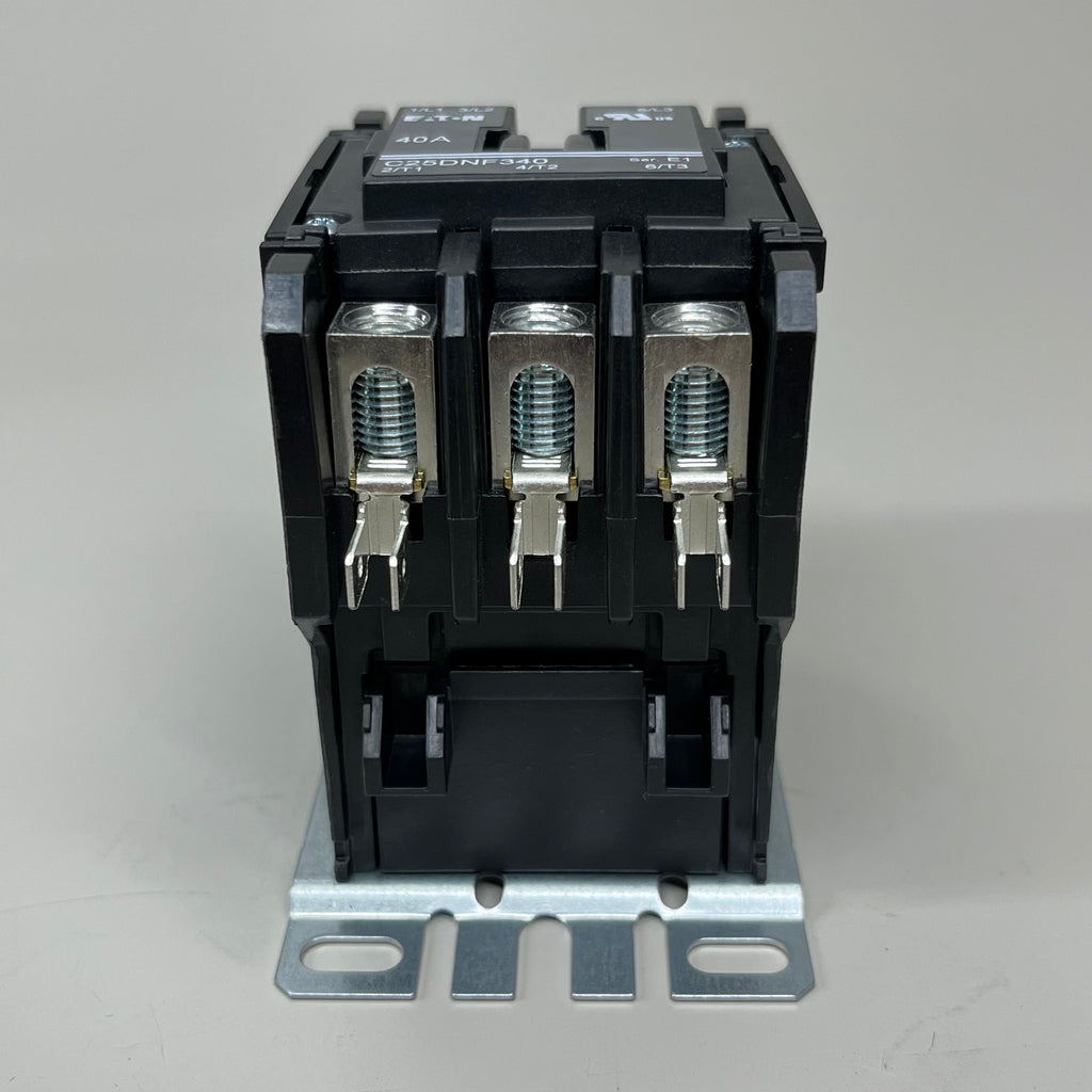 EATON Definite Purpose Contractor 3 Poles 208/240V Series E1 Black 3.5" x 4" 4118 (New)