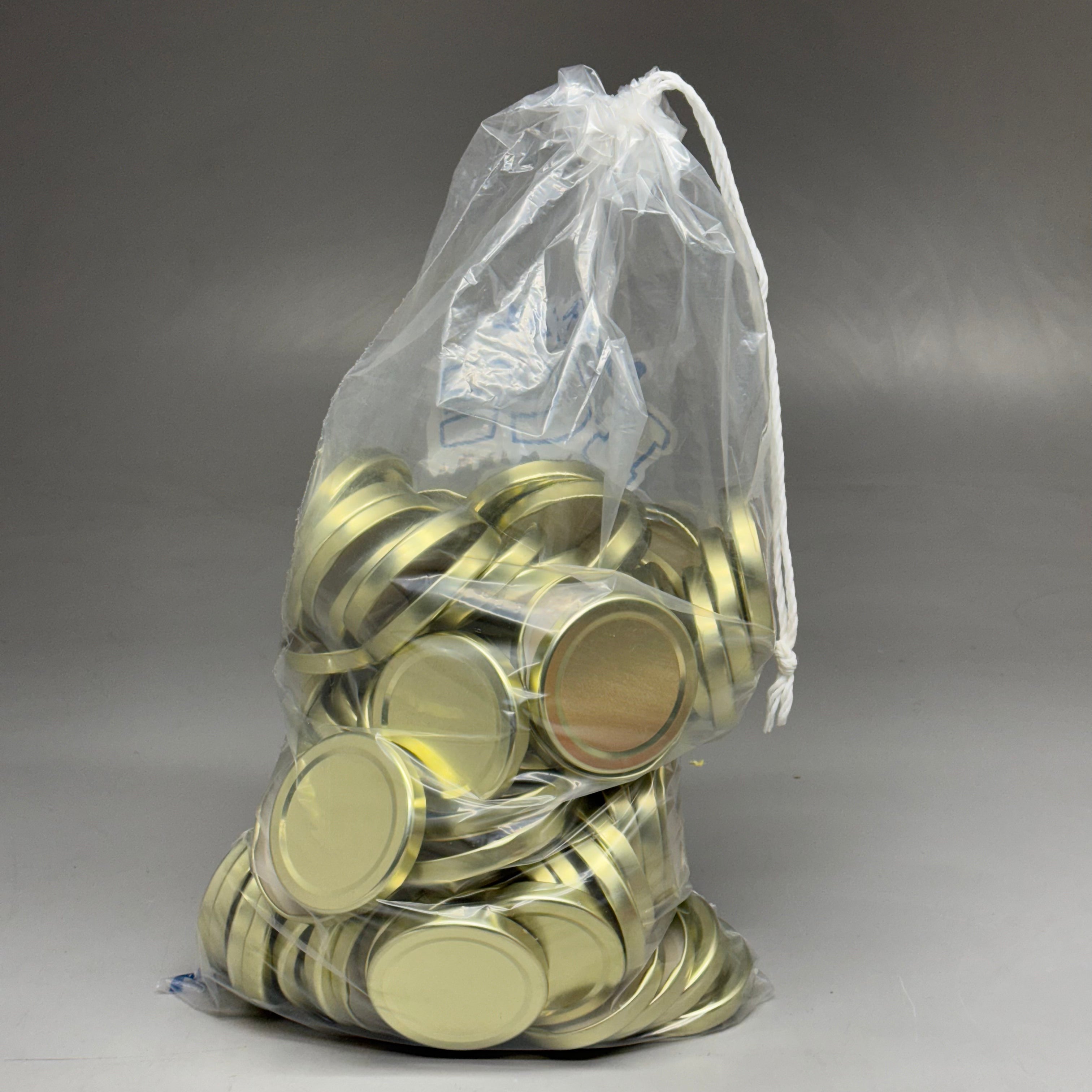 MASSILLY (100 PACK) 63mm Jar Lid Sz 63mm Gold 63RTO P27/2WHBNA